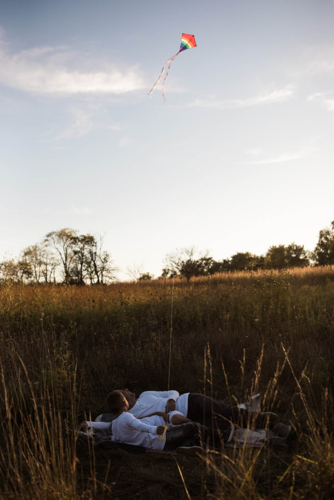 Let's go fly a kite | Elle Baker Photography | Family flying a kite