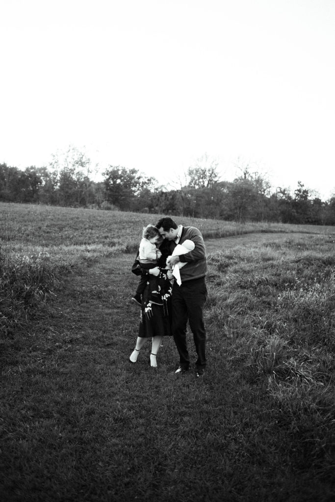 Naperville Illinois Forest Preserve, Photos by Elle Baker Photography, family of four photo shoot cuddling and candid poses