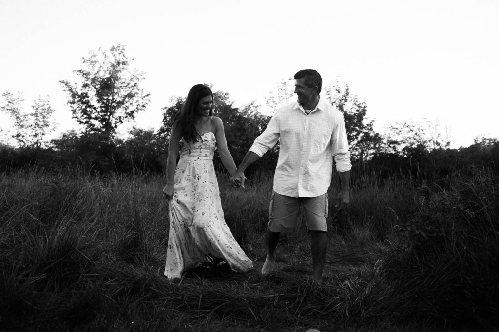 Hickory Creek Preserve in Mokena, IL, Photo by Elle Baker Photography, couple photos during family session