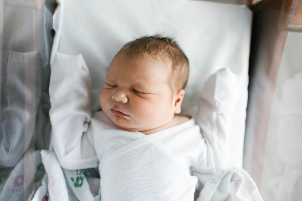 Fresh 48 Hospital Session | New Lenox Newborn Photographer Silver Cros